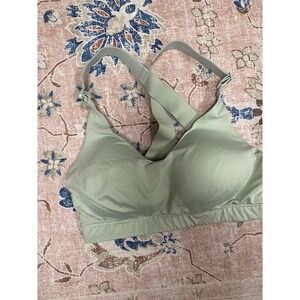 CALIA by Carrie Underwood Sage Green High Impact Crossover Back Sports Bra